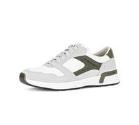 Pius Gabor Baskets basses pour homme, semelle intérieure amovible, Lt Grey White Birch 01, 43 EU