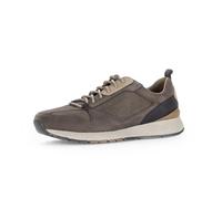 Pius Gabor Baskets pour homme, chaussures à lacets, semelle intérieure amovible, Mocca Cord Black 01, 48.5 EU