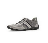 Pius Gabor Homme Baskets, Monsieur Baskets Basses,Cuir certifié,Semelle Amovible,Chaussure Basse,Gris (Midgrey),42 EU / 8 UK