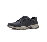 Pius Gabor Homme Baskets, Monsieur Baskets Basses,Cuir certifié,Semelle Amovible,Chaussure de Rue,Chaussure à Lacets,Bleu (Midnight) / 02,45 EU / 10.5 UK