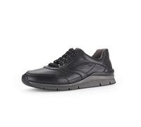 Pius Gabor Homme Baskets, Monsieur Baskets Basses,Cuir certifié,Semelle Amovible,Semelle Superflex,Chaussure Basse,Noir (Black),42 EU / 8 UK
