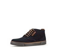 Pius Gabor Homme Baskets, Monsieur Baskets Hautes,Cuir certifié,Semelle Amovible,Bottes à Lacets,Chaussures à Lacets,Bleu (Midnight),42 EU / 8 UK