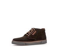 Pius Gabor Homme Baskets, Monsieur Baskets Hautes,Cuir certifié,Semelle Amovible,Chaussures à Lacets,Mid-Cut,Marron (Ebony) / 14,43 EU / 9 UK