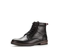 Pius Gabor Homme Bottes, Monsieur Bottes à Lacets,Gore-TEX,Cuir certifié,Semelle Amovible,Doublure Chaude,Demi-Bottes,Noir (Black) / 01,42 EU / 8 UK