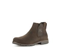 Pius Gabor Homme Bottines, Monsieur Bottines Chelsea,Cuir certifié,Semelle Amovible,Semelle Superflex,Bottes de Glisse,Plat,Marron (Mocca) / 01,42 EU / 8 UK