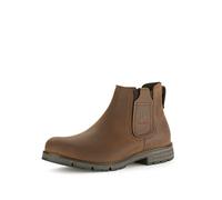 Pius Gabor homme Bottines, Monsieur bottines Chelsea,cuir certifié,semelle amovible,semelle Superflex,demi-bottes,bottines,marron (bison) / 02,45 EU / 10.5 UK