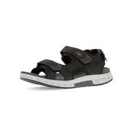 Pius Gabor Homme Sandales, Monsieur Sandales de Trekking,Sandales de randonnée,Cuir certifié,Sandale de Sport,Noir (Black/Black),43 EU / 9 UK