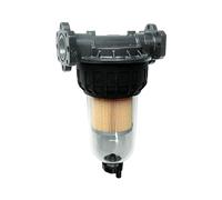 PIUSI Filtre pour Diesel, Essence et Huile avec Cartouche Remplaçable, Kit Complet Support de Tête + 2x Cartouches, Débit 100 l/min, Pression 5 bar, Filtration 5 Microns | Clear Captor F00611B00