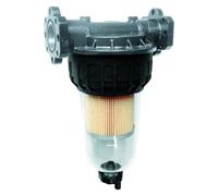 PIUSI Filtre pour Diesel, Essence et Huile avec Cartouche Remplaçable, Kit Complet Support de Tête + 2x Cartouches, Débit 100 l/min, Pression 5 bar, Filtration 5 Microns | Clear Captor F00611B00