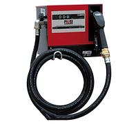 PIUSI Kit Complet Distributeur de Gasoil avec Pompe 56 l/min, Pistolet Automatique, Compteur Mécanique, Tuyau de 4 m, Alimentation 230V/50Hz | Cube 56 00057500C