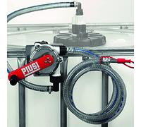 PIUSI Pompe à Main pour Transfert d'AdBlue/Urea/DEF, Eau et Antigel avec Support pour Réservoir IBC, Capacité de 38 litres par 100 tours | Pompe à Main Piusi IBC F00332B0A