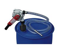 PIUSI Pompe à manivelle pour traverse AdBlue/DEF, eau et antigel avec embouts fût variés de 56 x 4, 70 x 6 et 2" BSP, capacité 38 litres x 100 tours | Piusi Hand Pump F00332A9A