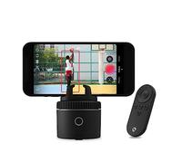 Pivo Équestre Pod Support de Téléphone Intelligent, Suivi Automatique des Chevaux, 6 Vitesses, Rotation à 360° pour Vidéo avec Télécommande (Black)