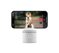 Pivo Equestrian Pod Support de téléphone avec Suivi Automatique du Visage, du Corps et du Cheval, Rotation à 360°, 6 Vitesses, Support pour Enregistrement vidéo (Blanc)