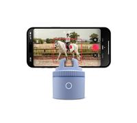 Pivo Equestrian Pod Support de téléphone avec Suivi Automatique du Visage, du Corps et du Cheval, Rotation à 360°, 6 Vitesses, Support pour Enregistrement vidéo (Bleu)