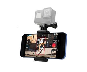 Pivo Support Action Léger pour Smartphone avec Adaptateur Universel ¼ Pouce pour GoPro et Caméra d'action sans Miroir