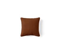 Pivoine - coussin - en velours côtelé - 35x35 cm - Terracotta