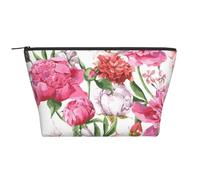 Pivoine de Jardin, Trousse de Toilette Trousse de Maquillage Sac à cosmétiques Trousse de Toilette de Voyage Portable
