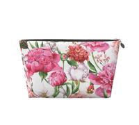 Pivoine de Jardin, Trousse de Toilette Trousse de Maquillage Sac à cosmétiques Trousse de Toilette de Voyage Portable