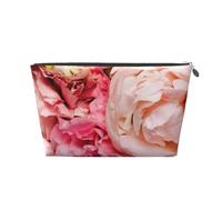 Pivoine, Trousse de Toilette Trousse de Maquillage Sac à cosmétiques Trousse de Toilette de Voyage Portable