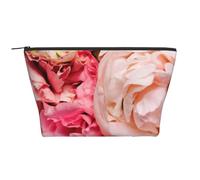Pivoine, Trousse de Toilette Trousse de Maquillage Sac à cosmétiques Trousse de Toilette de Voyage Portable