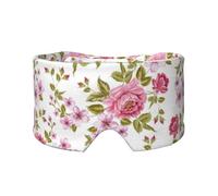 Pivoines rose paille,Masque pour les yeux bloquant la lumière Cache-yeux et cache-oreilles pour le sommeil