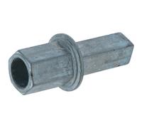 Pivot à 6 pans hexagonal et carré de 10 pour treuils à vis sans fin