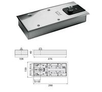 Pivot de sol BTS 65 Force 3 sans axe sans arrêt - DORMA - 25130100