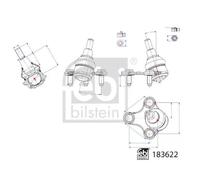 FEBI BILSTEIN 183622 Rotule de suspension