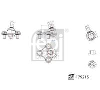 Pivot de bras de suspension Essieu avant gauche pour bras oscillant transversal