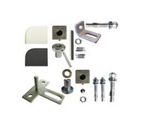 Pivot de portail à cheviller pour tube 40mm Ing Fixations