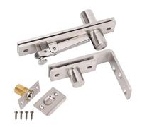 Pivot de porte charnière, robuste de rotation 180 degrés 300lbs de charge de charge charnière en acier inoxydable pour les étagères portes en bois Portes de cadre en aluminium