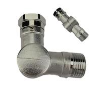 Pivot de tuyau - Adaptateur à 180 °, raccord rotatif à 360 ° | Ajustement du tuyau réglable avec design délicieux pour nettoyage de piscine, entretien, allée, lavage, arrosage, plantes de pelouse i