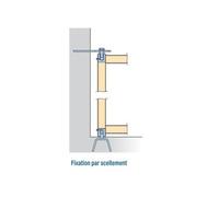 Pivot à sceller pour tube 40 x 40 mm TORBEL - série 440 - PIVOT.440