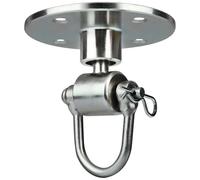 Pivot pour Sac de Vitesse, Support en Acier au Carbone avec goupille de déverrouillage Rapide, Rotation 360°, Design Universel, roulement Interne, Base Ronde 3,5 in / 90 mm pour Boxe et MMA