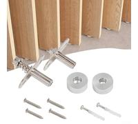 Pivot réglable pour grilles intérieures et extérieures, charnière robuste à 360 degrés en acier inoxydable, matériel rotatif avec finition antirouille, fixation de porte moustiquaire stable, blanc, 6