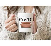Pivot Sofa Friends Tv Series White Coffee Tea Mug Regular 312ml Cup