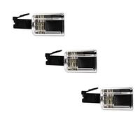 pivotant à 360 ° Cordon téléphonique Démêlant, Lot de 3 clair/noir Dragontrading®