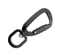 pivotant, de Verrouillage en Aluminium Rotatif à 360 °, Boucle Polyvalente pour Camping randonnée hamac équipement de Gymnastique, Force Traction 4KN, 1,54x0,35x3,58 Pouces, 1 mo