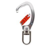 pivotant pour clés - 35 KN - Crochet en Aluminium Robuste - Fermoir à Roue dentée - Accessoire de Survie en Plein air pour Le Camping, la randonnée, l'escalade, la Salle de Sport
