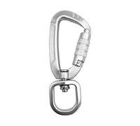 pivotant Robuste - Clip de sécurité de Verrouillage 4KN, Boucle antidérapante pour équipement extérieur | Durable Camping Randonnée Hamac Voyage Porte-clés Crochet Gym Pêche Clip Portable