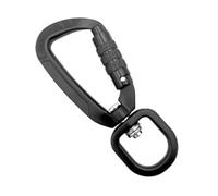 pivotant robuste - Clip de sécurité de verrouillage 4KN, boucle antidérapante pour équipement extérieur | Durable Camping Randonnée Hamac Voyage Porte-clés Crochet Gym Pêche Clip Portable