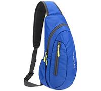 PivotWing Sac De Poitrine Hydrofuge Nylon, Coussin Filet Nid D'Abeille, Sac de Sport Léger pour Randonnée, Voyage et Vélo