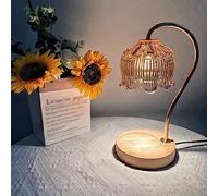 PIWINE Lampe chauffe-bougie, lampe à cire à bougie à intensité variable avec ampoule, lampe à cire électrique pour bougies parfumées, compatible avec les petites et grandes bougies(B)