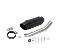 PIWINE Scooter vélo Rue Silencieux D'échappement Modifié Moto pour Kawasaki Z750 Z 750 2004-2008, avec Raccord Intermédiaire Et Silencieux.(Style4)