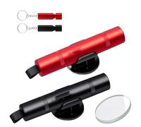 PIWOSGOL 2 Pièces Coupe Ceinture Brise Vitre 2 en 1 Marteau Brise Vitre Voiture Brise Glace Voiture avec 2 Sifflets De Survie pour Évacuation D’Urgence, Les Bus Et Terrestre (Noir + Rouge)