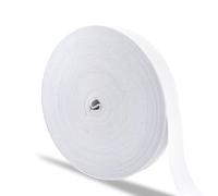 PIWOSGOL 20M Bandes Élastiques Couture 20mm, Blanc Ruban Élastique Ceinture, Indéformable, Large élastique Plat Ceinture Bande pour Couture