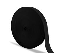 PIWOSGOL 20M Bandes Élastiques Couture 20mm, Noir Ruban Élastique Ceinture, Indéformable, Large élastique Plat Ceinture Bande pour Couture