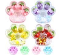 PIWOSGOL 8 pièces Squishy Patte De Chat, Patte de Chat Squishy, Patte de Chat Anti Stress, Taba Squishy Kit, Jouets Anti-Stress pour Enfants et Adultes