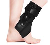 PIWOSGOL Chevillere de Maintien Sport,Ajustable Bandage Cheville Support et Compression pour Cheville Femmes Hommes Douleurs Articulaires Sport(L)